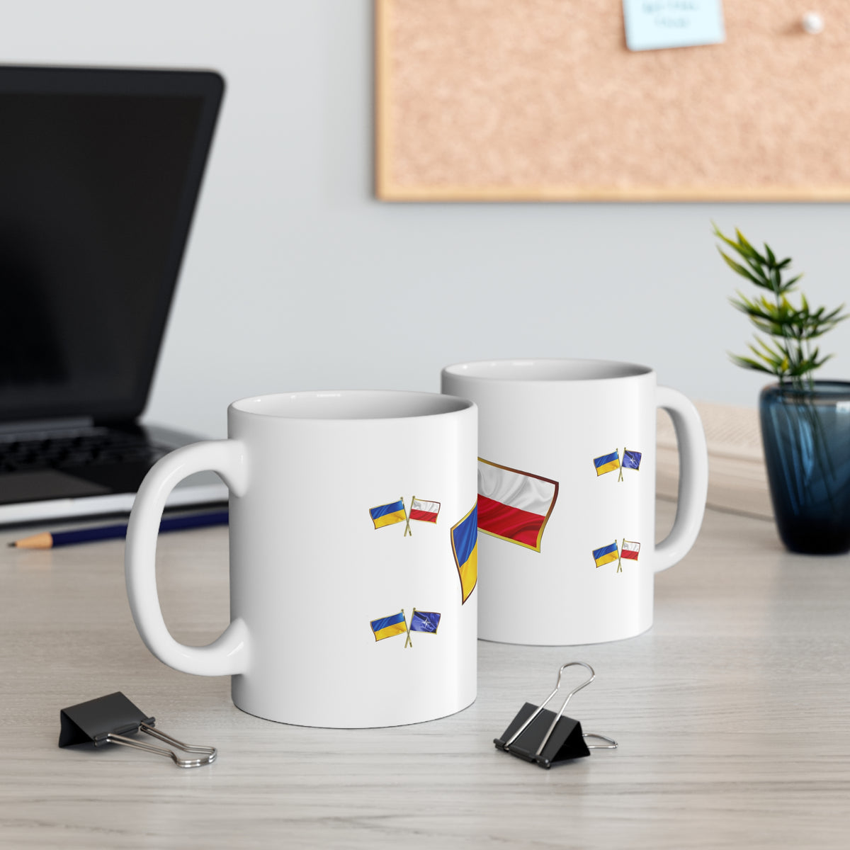 Ukrainian-Polish NATO Supporter Mug