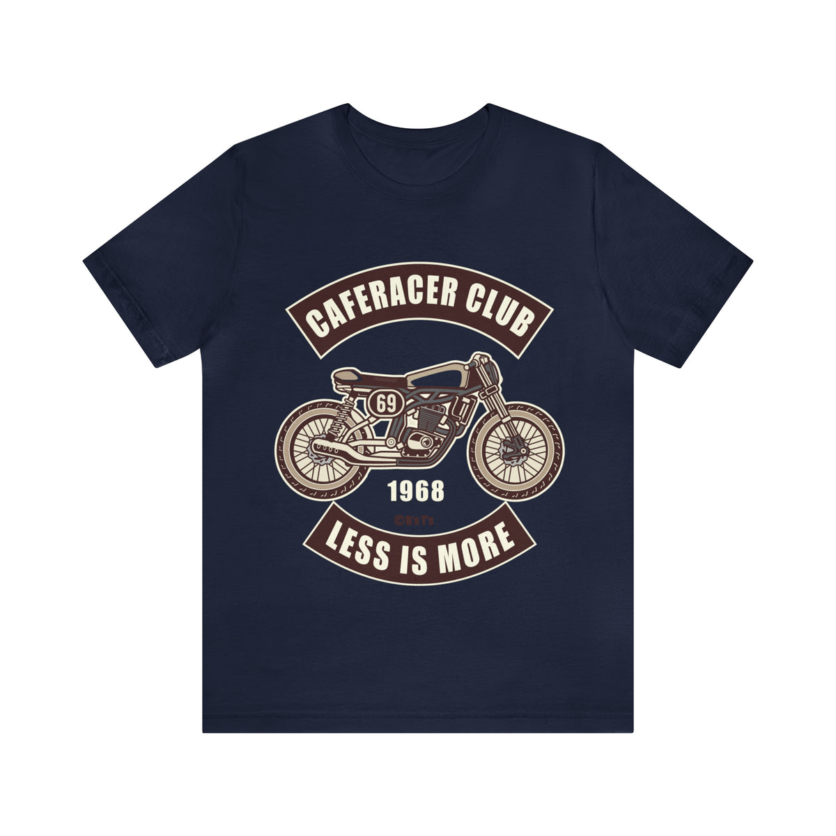 CAFE RACE CLUB Less is More - Unisex Jersey Short Sleeve Tee
