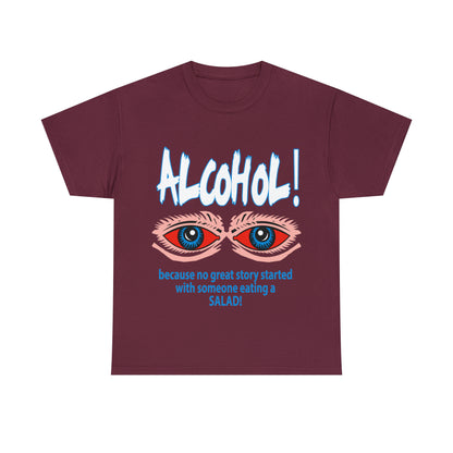 "ALC****" vs Salad - Funny Unisex Heavy Cotton Tee - AUS