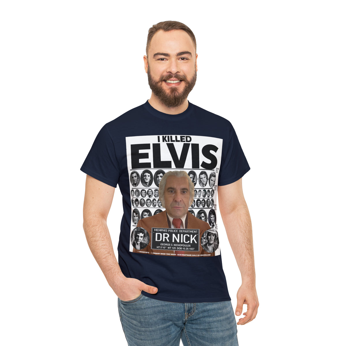 I KI**** ELVIS - Unisex Heavy Cotton Tee - USA