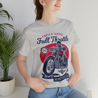 FULL THROTTLE Parts & Service - Unisex Jersey Short Sleeve Tee