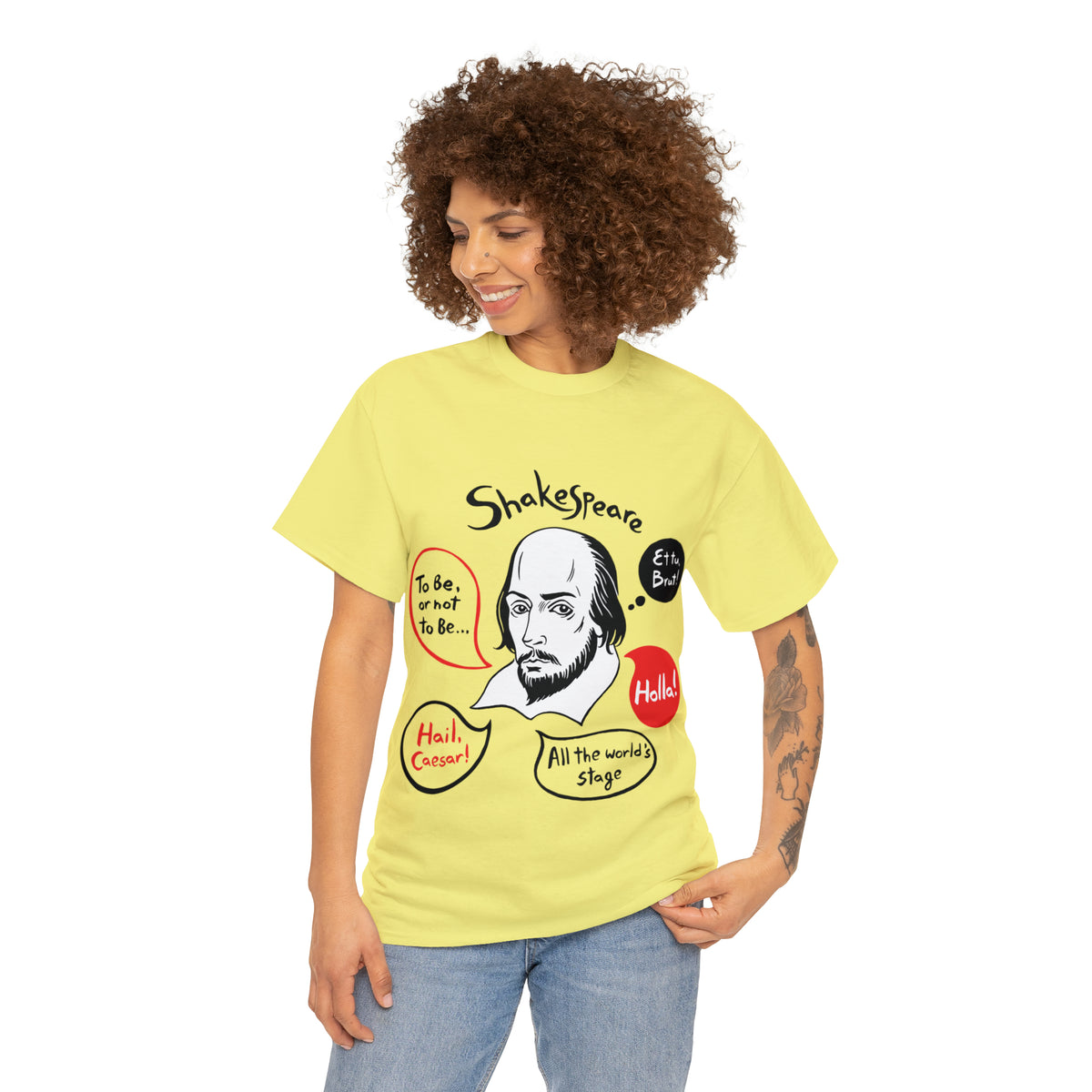 SHAKESPEARE (light) - Unisex Heavy Cotton Tee