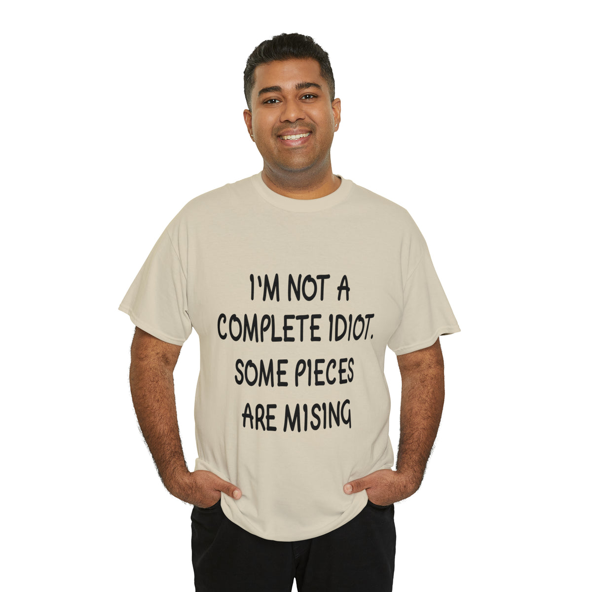 I'M NOT A COMPLETE ID*** - Unisex Heavy Cotton Tee - AUS