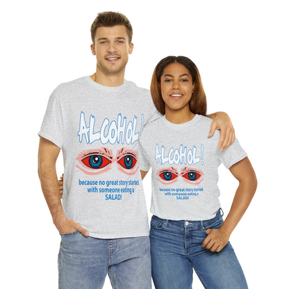 "ALC****" vs Salad - Funny Unisex Heavy Cotton Tee - AUS