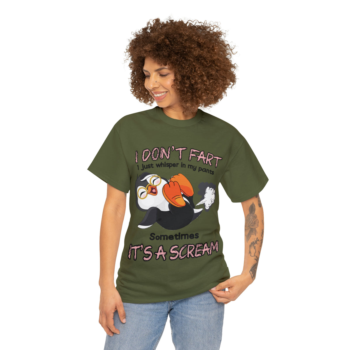 I DON'T FA*T  - Funny Unisex Heavy Cotton Tee - AUS