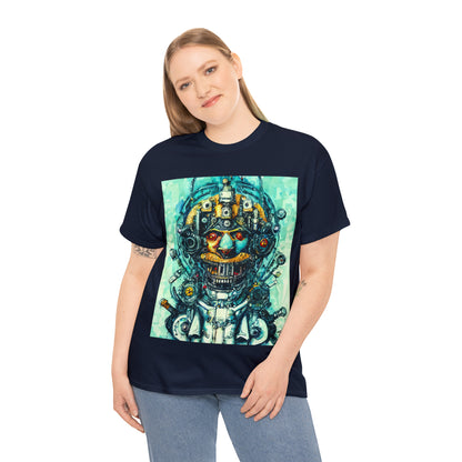 CYBERPUNK STEAMPUNK AUTON - Airt on a Shirt  - Unisex Heavy Cotton Tee - AUS