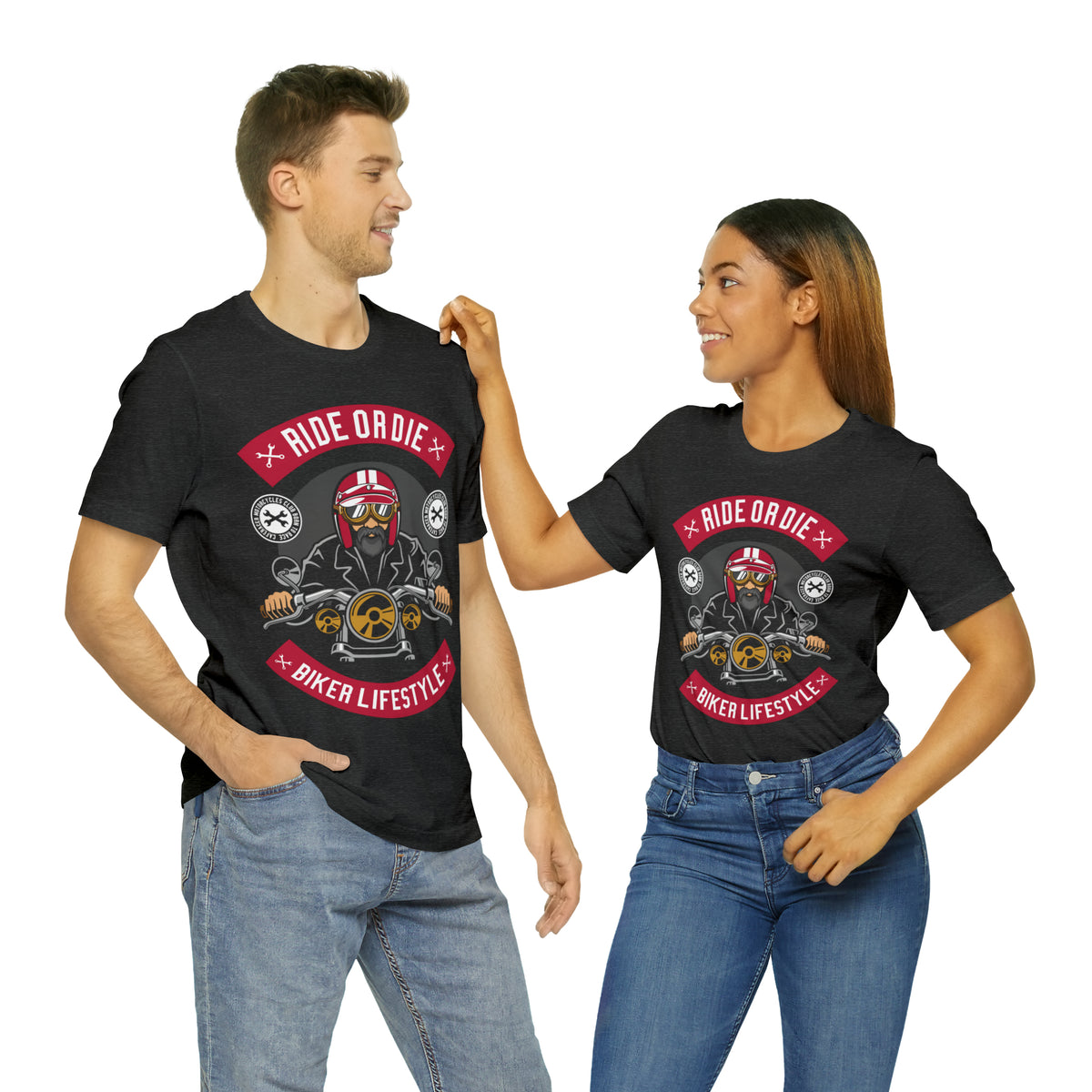 BIKER LIFESTYLE - Ride or Die - Unisex Jersey Short Sleeve Tee