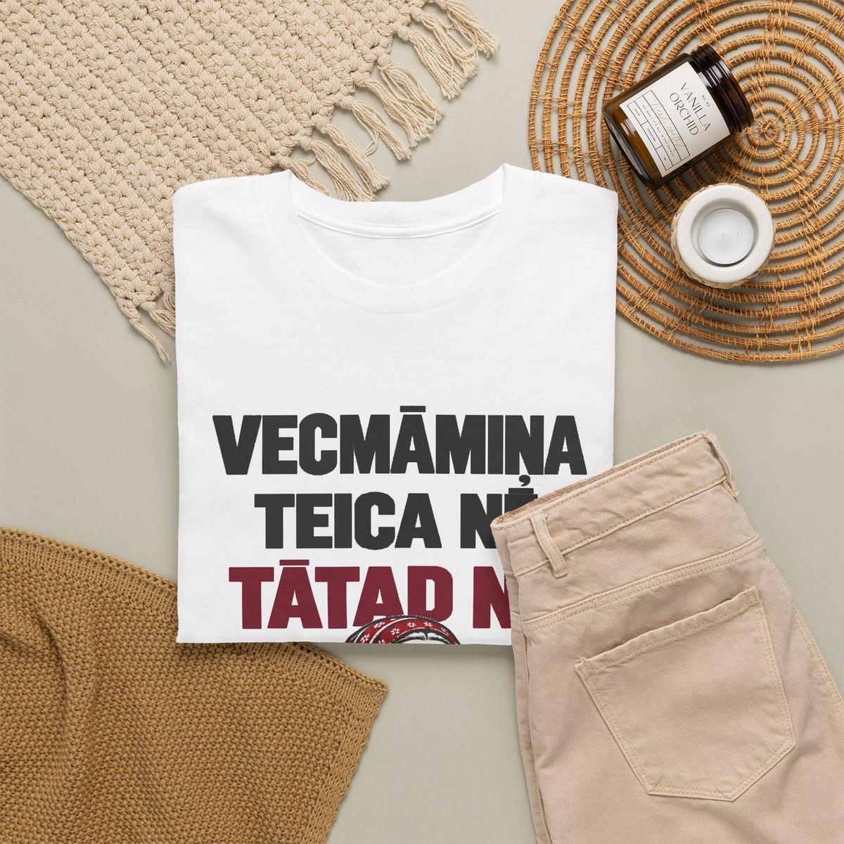 Vecmāmiņa Teica Nē T-Shirt | Latvian Grandma Gift | BalticAF