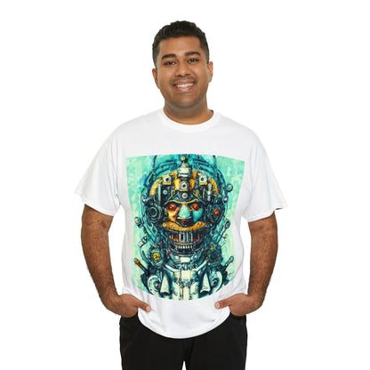 CYBERPUNK STEAMPUNK AUTON - Airt on a Shirt  - Unisex Heavy Cotton Tee - AUS