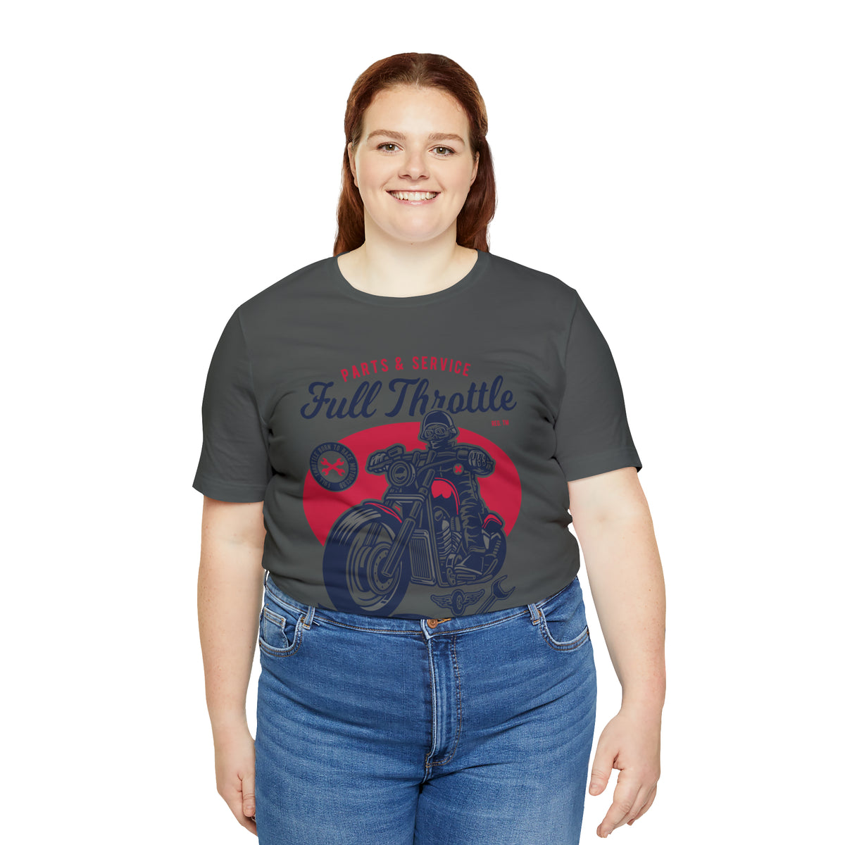 FULL THROTTLE Parts & Service - Unisex Jersey Short Sleeve Tee