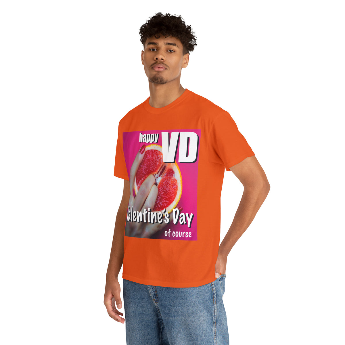Happy VD - Unisex Cotton Tee