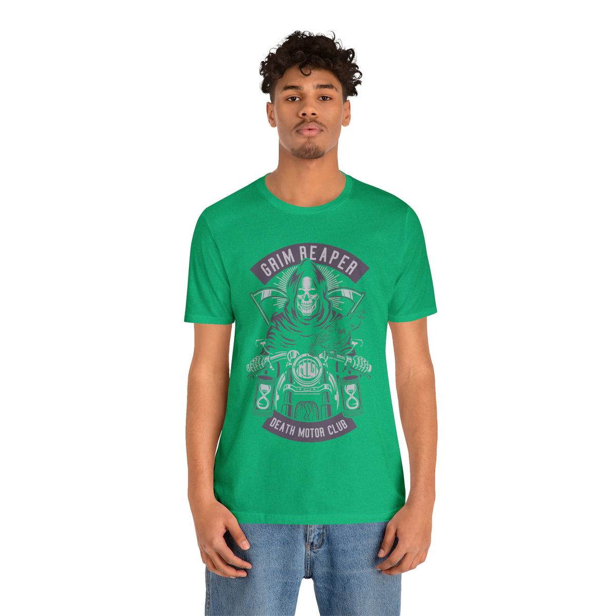 GRIM REAPER Moto Club - Unisex Jersey Short Sleeve Tee