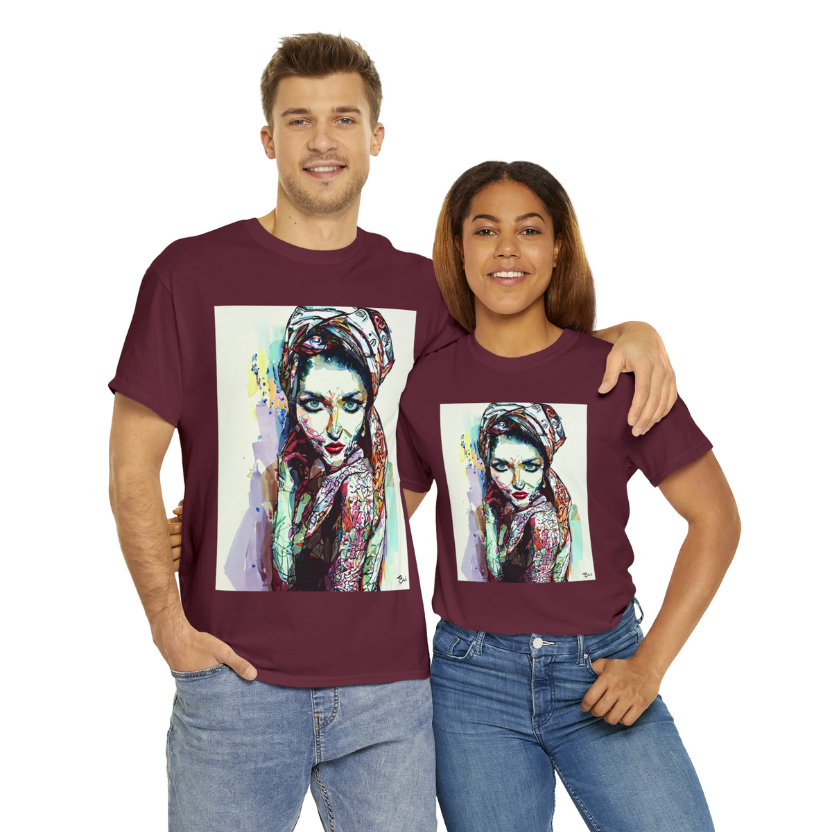EASTERN BEAUTY - Airt on a Shirt  - Unisex Heavy Cotton Tee - AUS