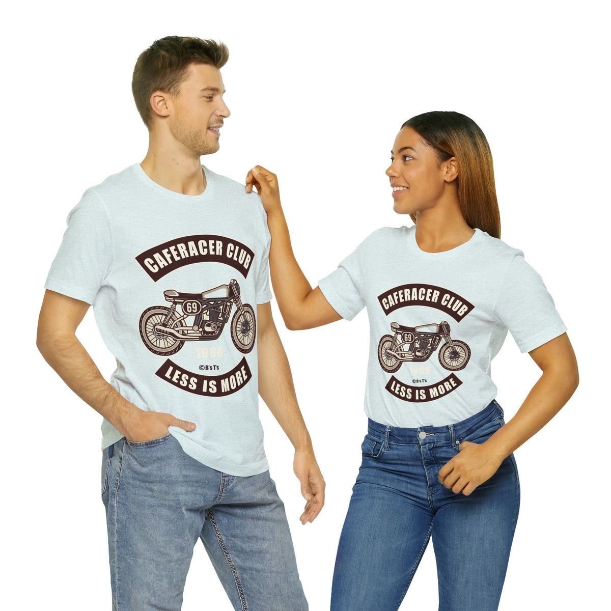 CAFE RACE CLUB Less is More - Unisex Jersey Short Sleeve Tee