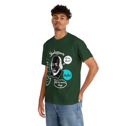 SHAKESPEARE (dark) - Unisex Heavy Cotton Tee