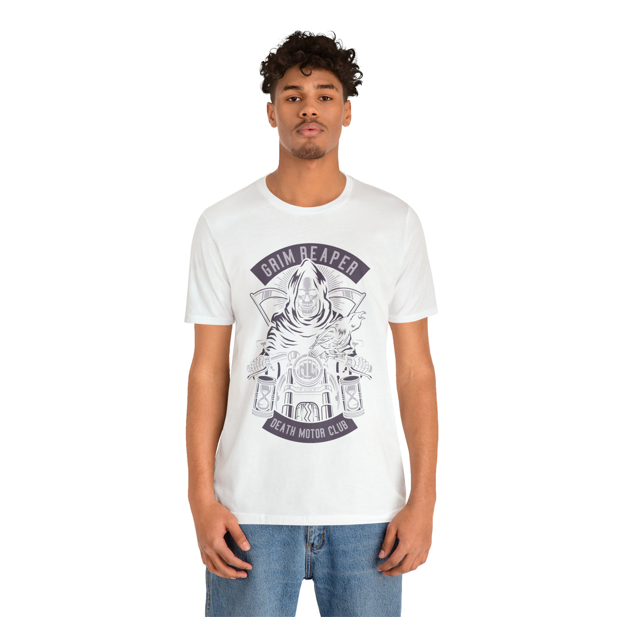 GRIM REAPER Moto Club - Unisex Jersey Short Sleeve Tee