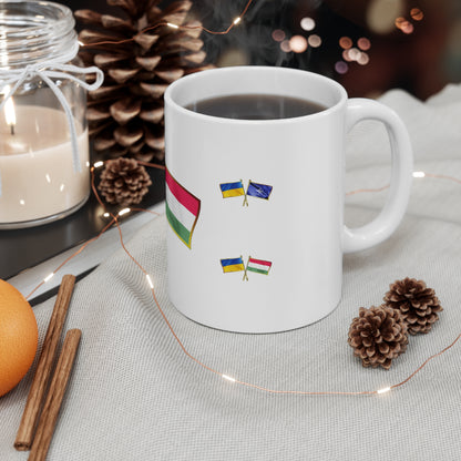Ukrainian-Hungarian NATO Supporter Mug