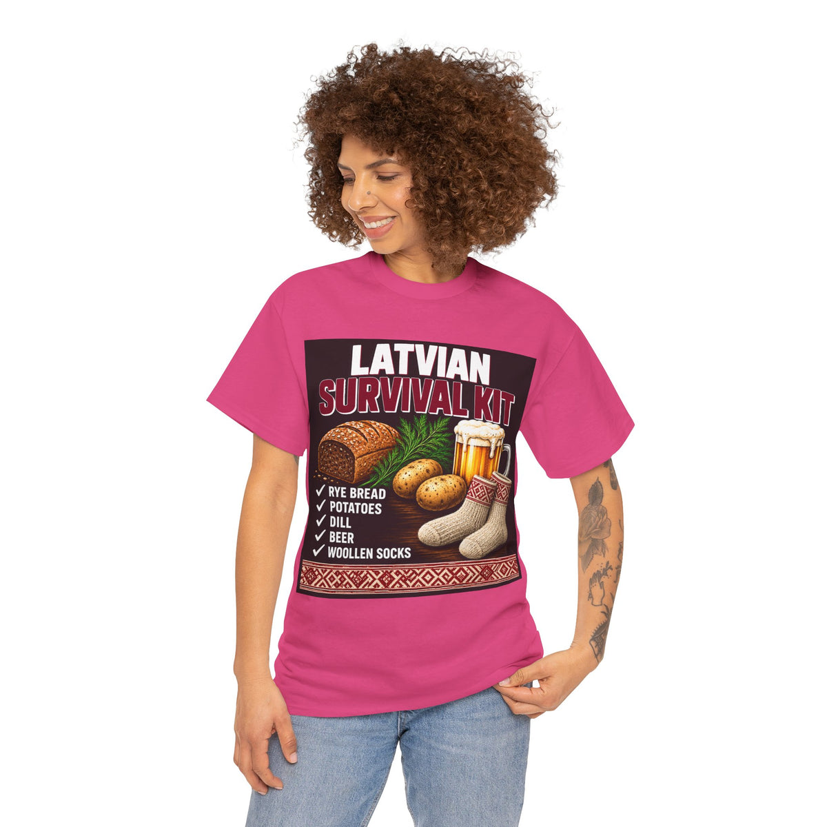 Latvian Survival Kit T-Shirt | Funny Latvian Gift | BalticAF