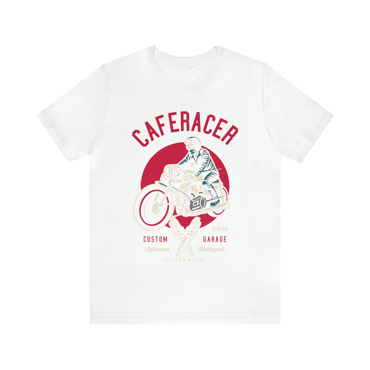 CAFE RACER Custom Garage - Unisex Jersey Short Sleeve Tee