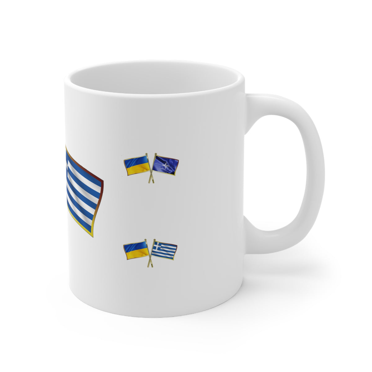 Ukrainian-Grecian NATO Supporter Mug