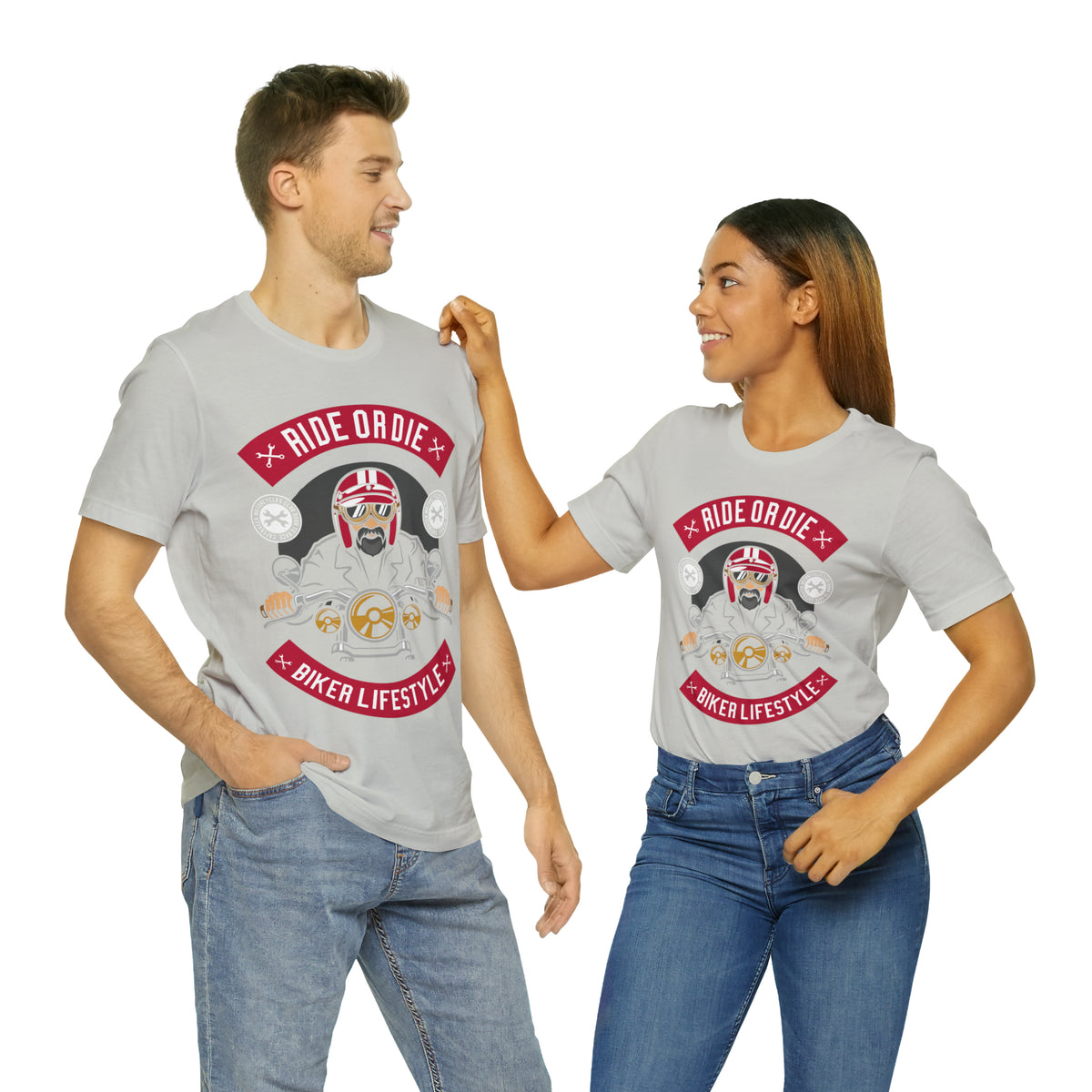 BIKER LIFESTYLE - Ride or Die - Unisex Jersey Short Sleeve Tee