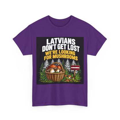 Latvian Mushroom Hunting T-Shirt | Funny Latvian Gift | BalticAF