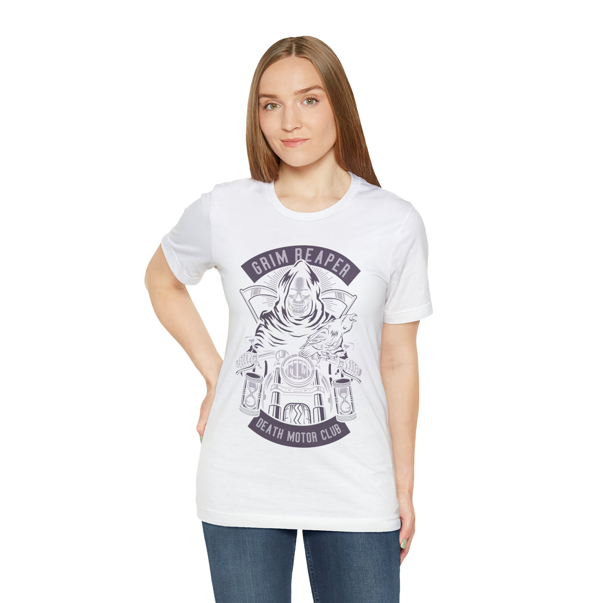 GRIM REAPER Moto Club - Unisex Jersey Short Sleeve Tee