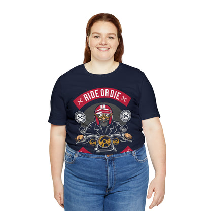 BIKER LIFESTYLE - Ride or Die - Unisex Jersey Short Sleeve Tee