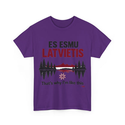 Es Esmu Latvietis T-Shirt | Proud Latvian Heritage Gift | BalticAF