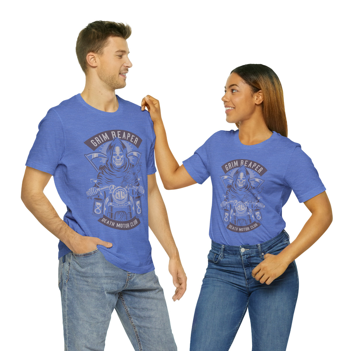 GRIM REAPER Moto Club - Unisex Jersey Short Sleeve Tee