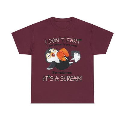 I DON'T FA*T - Funny Unisex Heavy Cotton Tee - USA