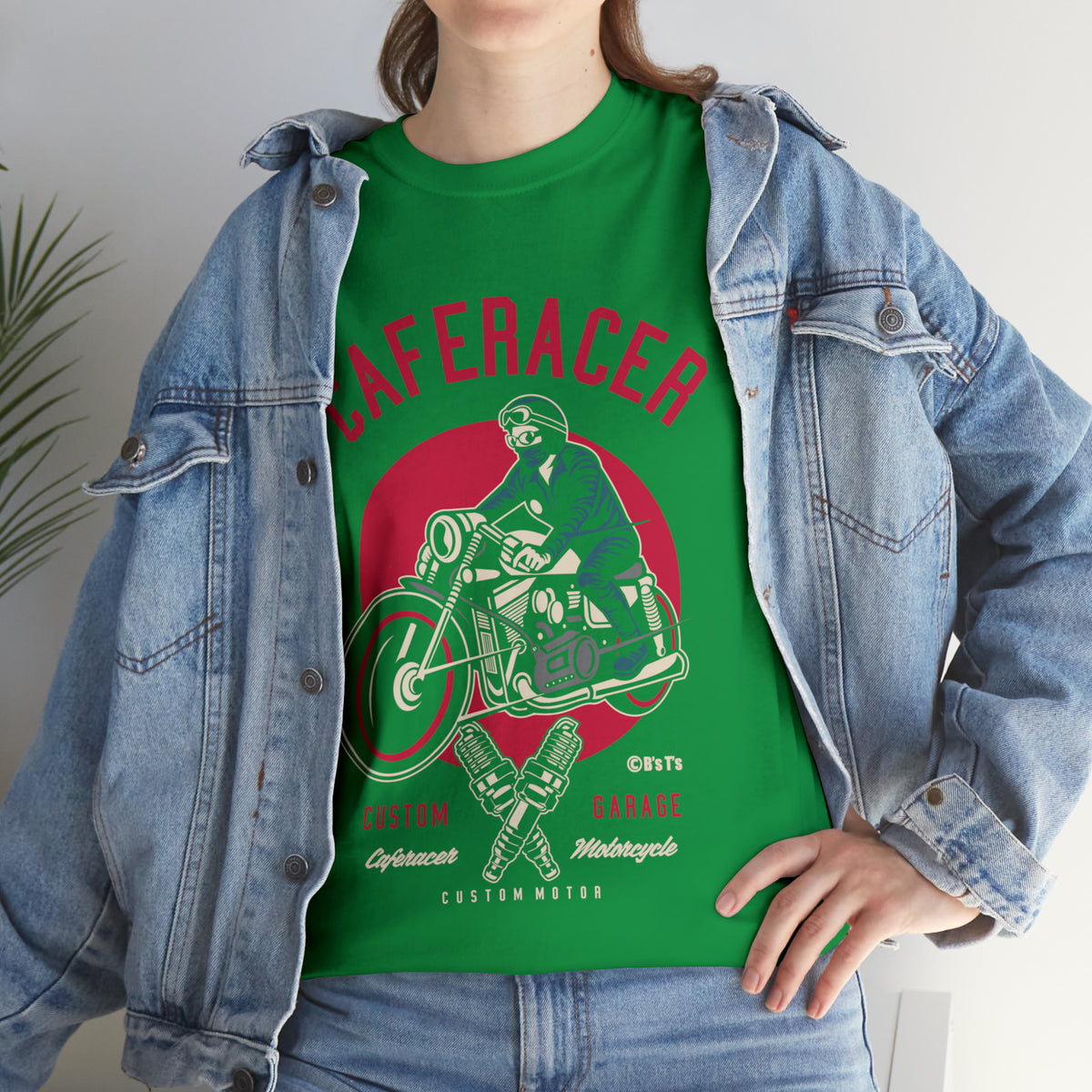 CAFE RACER Custom Garage - Unisex Heavy Cotton Tee