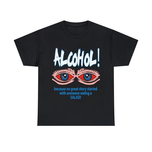 "ALC****" vs Salad  - Funny Shirt - Unisex Heavy Cotton Tee - USA