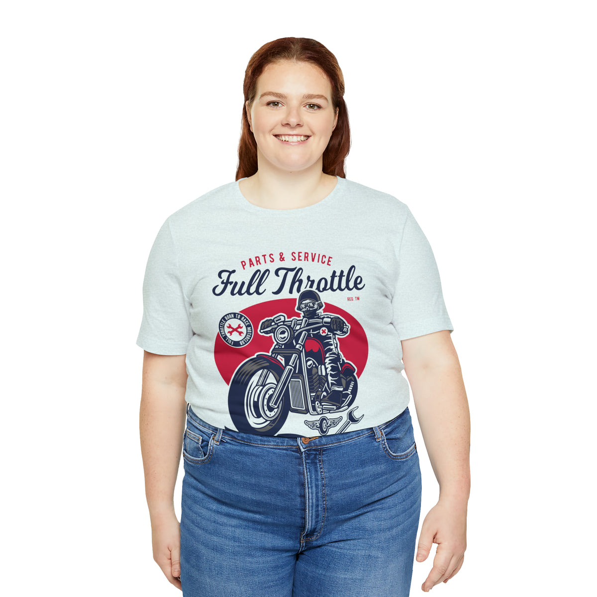 FULL THROTTLE Parts & Service - Unisex Jersey Short Sleeve Tee