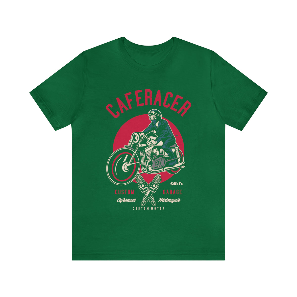 CAFE RACER Custom Garage - Unisex Jersey Short Sleeve Tee