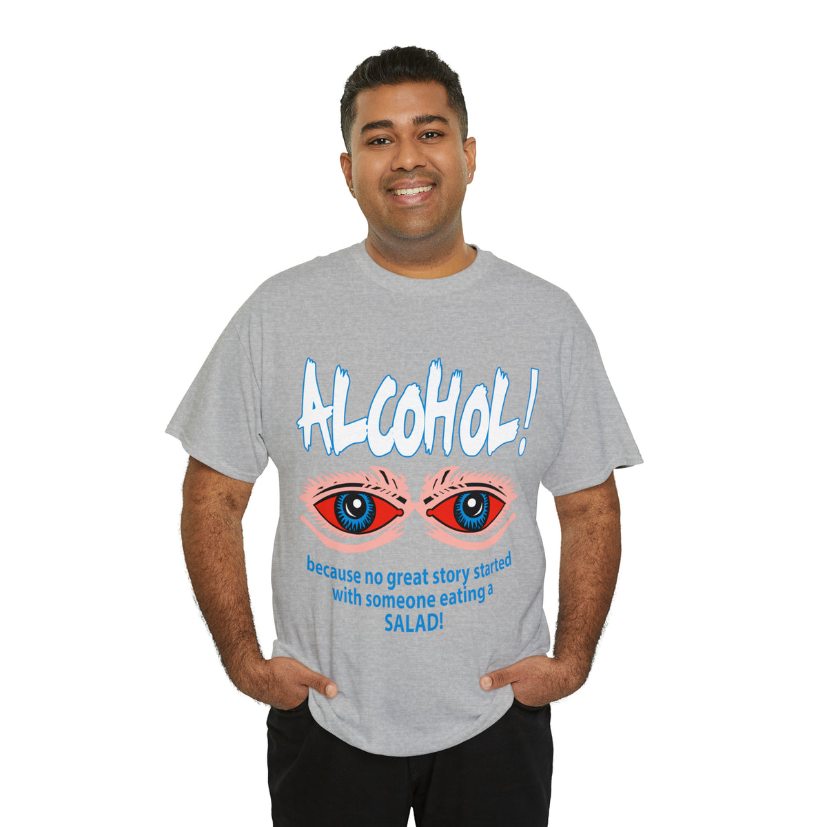 "ALC****" vs Salad  - Funny Shirt - Unisex Heavy Cotton Tee - USA