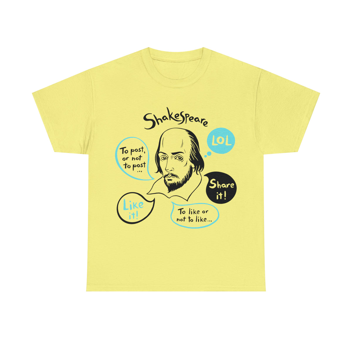 21st Century SHAKESPEARE  (light) - Unisex Heavy Cotton Tee