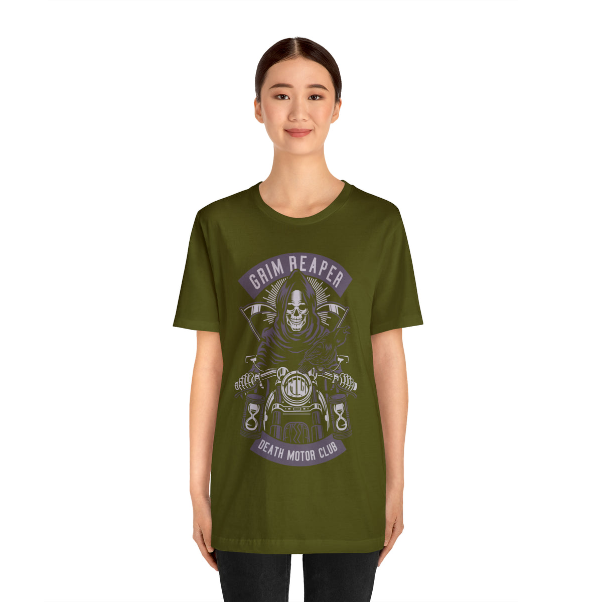 GRIM REAPER Moto Club - Unisex Jersey Short Sleeve Tee