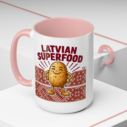 Latvian Superfood Mug | Funny Potato Gift | BalticAF