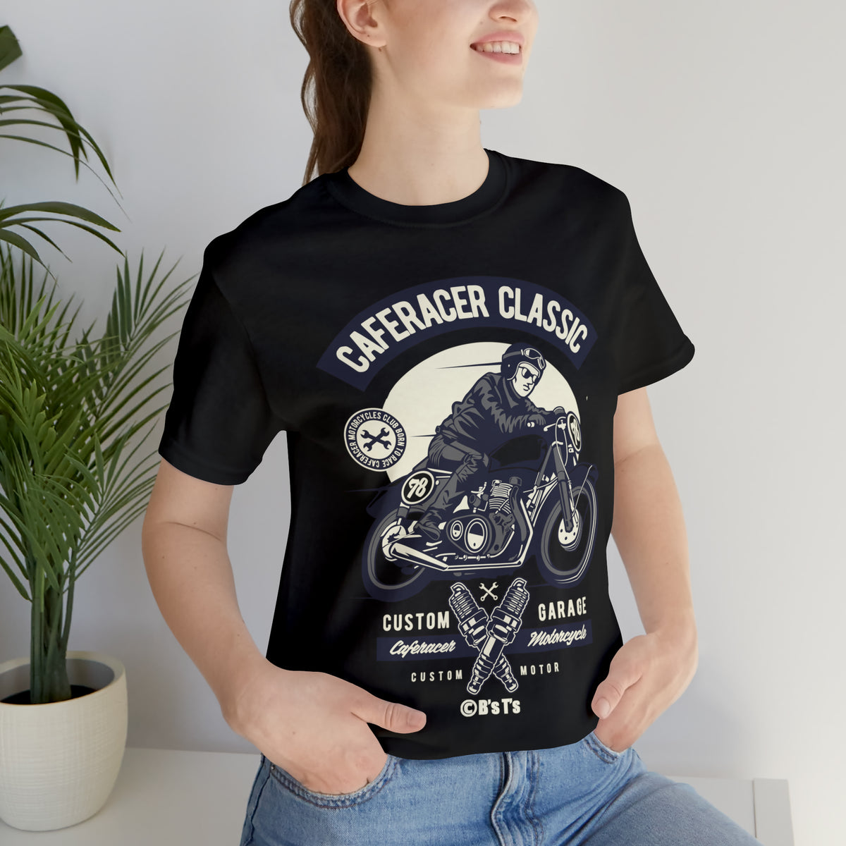 CAFE RACER Classic - Unisex Jersey Short Sleeve Tee