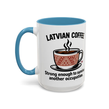 Latvian Coffee Mug | Funny Latvian Heritage Gift | BalticAF