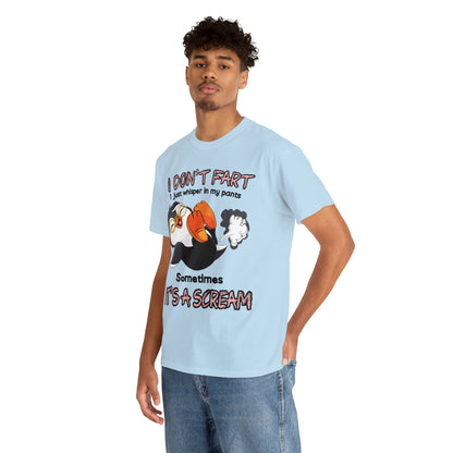 I DON'T FA*T - Funny Unisex Heavy Cotton Tee - USA