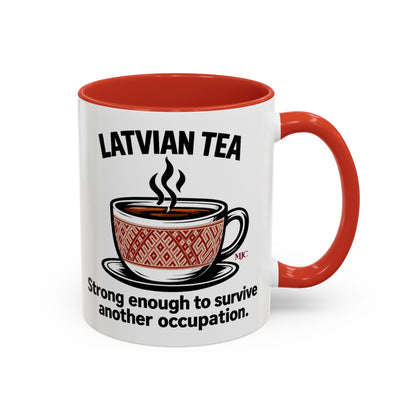 Latvian Tea Mug | Latvian Heritage & Humour Gift | BalticAF