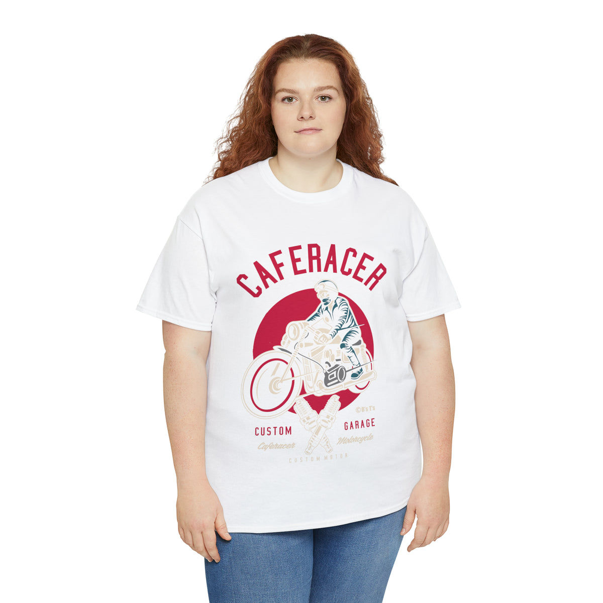 CAFE RACER Custom Garage - Unisex Heavy Cotton Tee