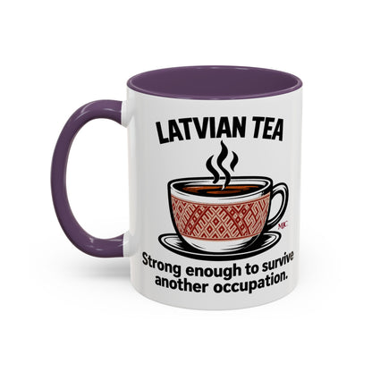 Latvian Tea Mug | Latvian Heritage & Humour Gift | BalticAF