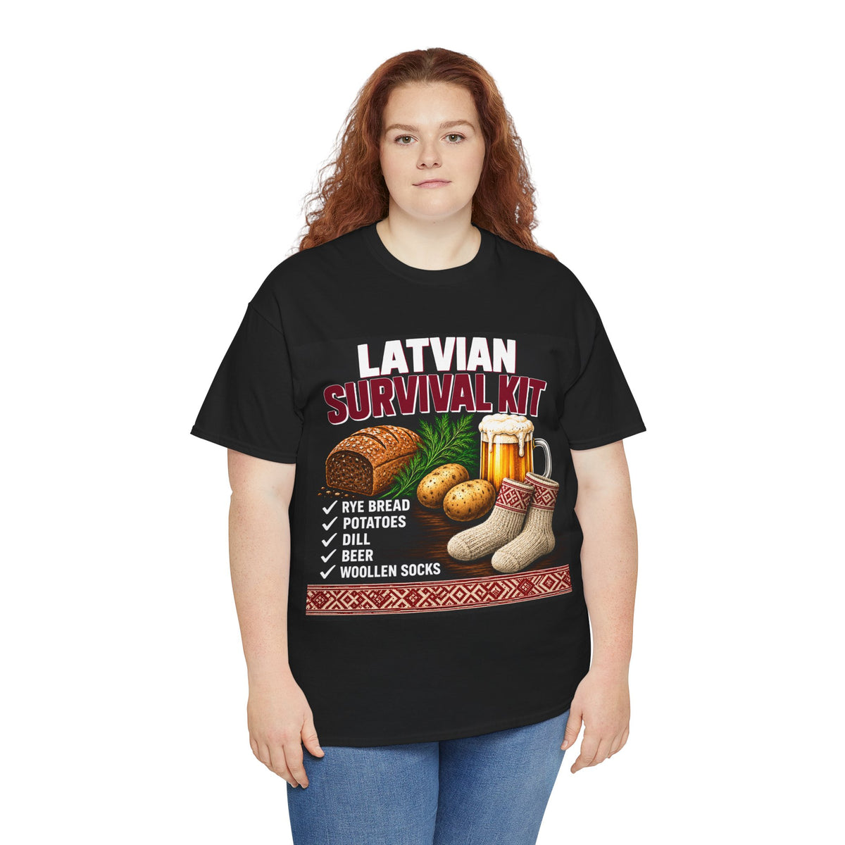 Latvian Survival Kit T-Shirt | Funny Latvian Gift | BalticAF