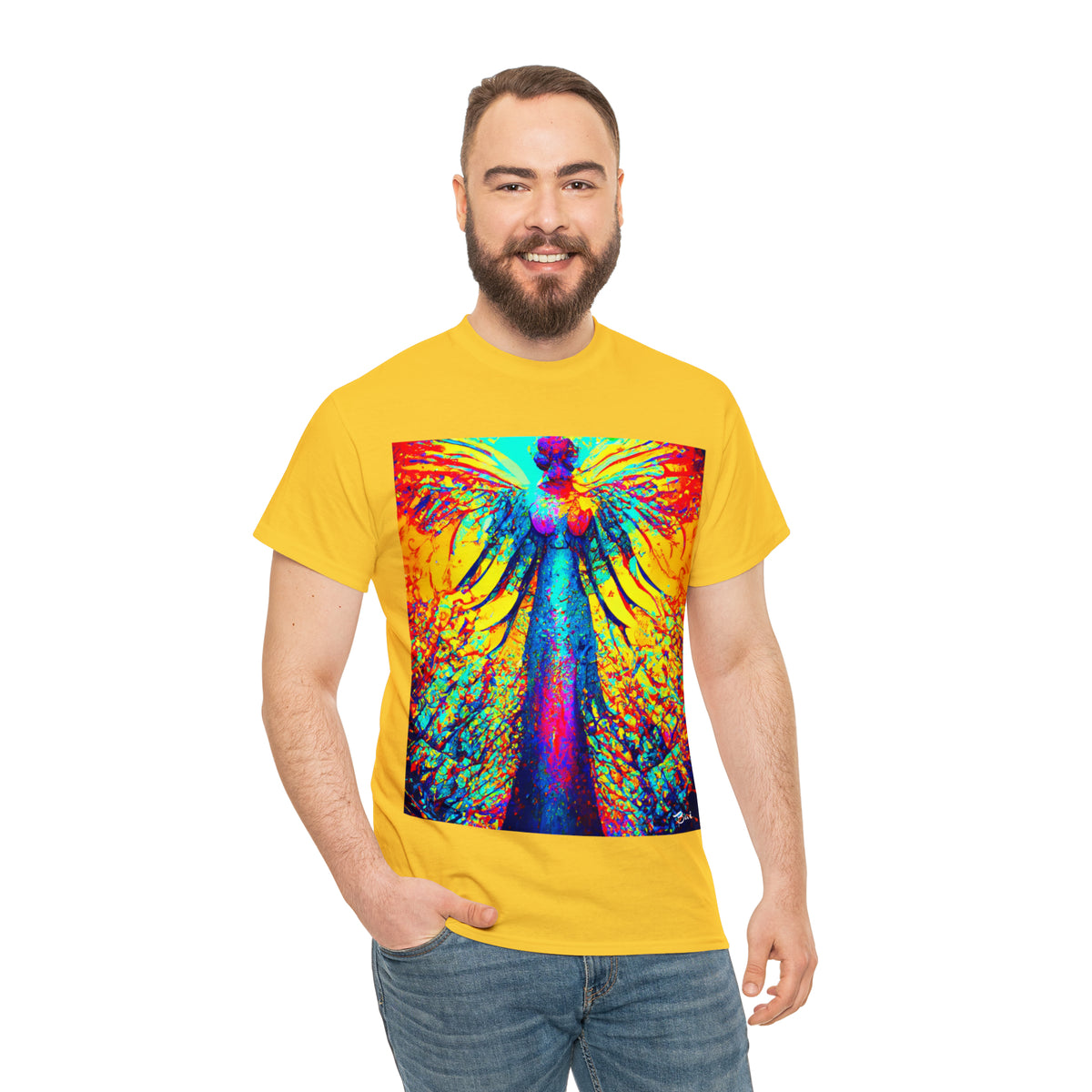 GUARDIAN MOTHER - Airt on a Shirt  - Unisex Heavy Cotton Tee - AUS