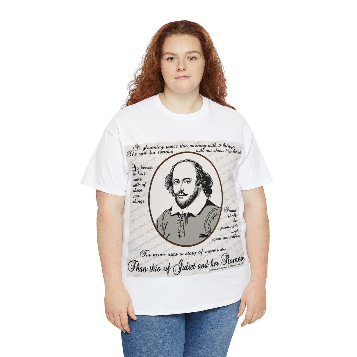 No Greater Tale of Woe... Juliet & Romeo.- Unisex Heavy Cotton Tee
