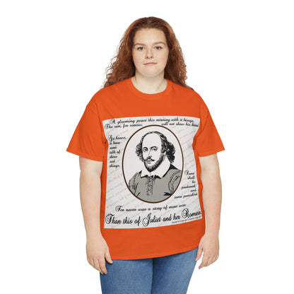 No Greater Tale of Woe... Juliet & Romeo.- Unisex Heavy Cotton Tee