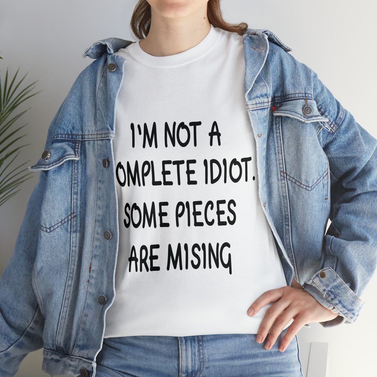I'M NOT A COMPLETE ID*** - Unisex Heavy Cotton Tee - AUS